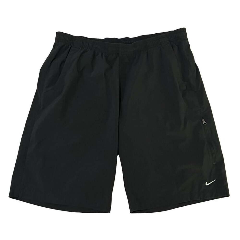 Nike Men's Black Dri-FIT Athletic Running Shorts with Zip Pocket Size XL